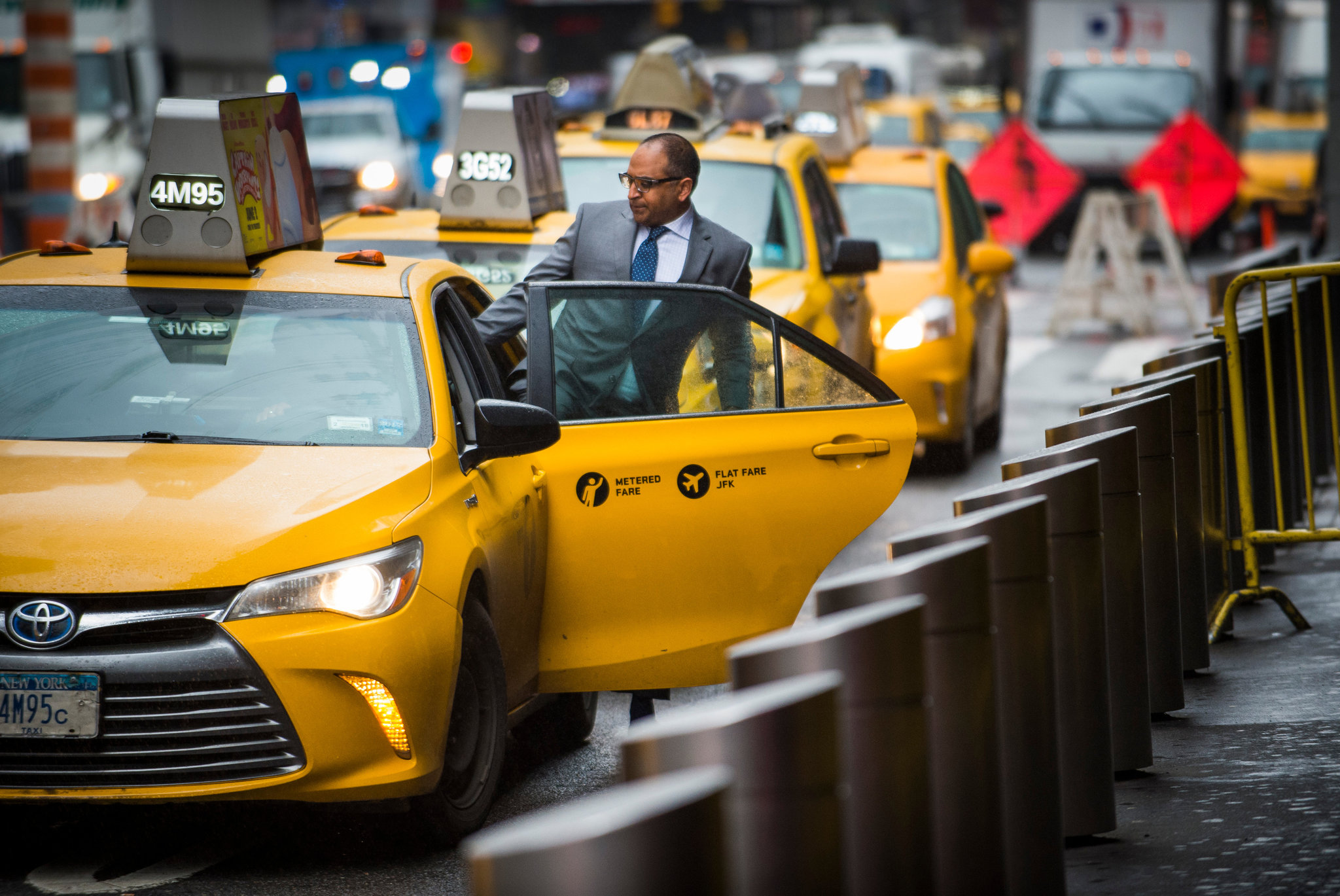 Yellow Cabs in New York City